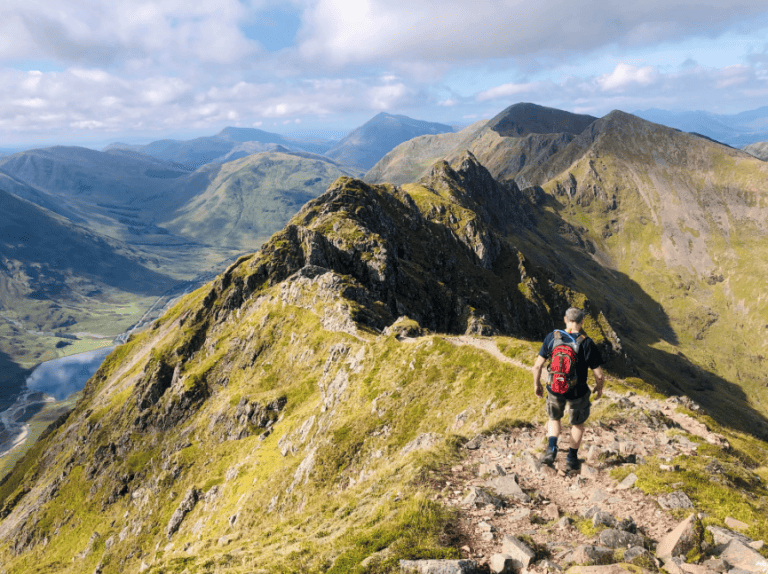 The World’s Most Dangerous Hikes (Only for the Brave) 5 Aonach Eagach Ridge (Scotland)
